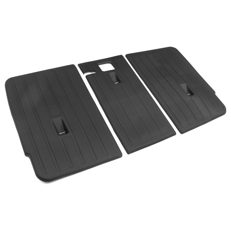 Ikon Motorsports Protector Backrest Covers For 2020-2023 Tesla Model Y Black Injection Tpe All Weather Waterproof Anti-slip