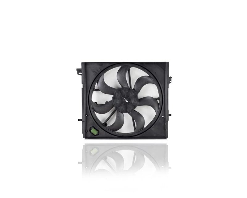 Dual Radiator And Condenser Fan Assembly Pacific Best Inc Compatible Replacement For 17-19 Nissan Rogue Sport Qashqai