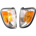 1997-2000 Toyota Tacoma Pair Driver And Passenger Side Turn Signal Side Marker Light With Bulbs Included To2520154 To2521154 