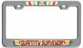 Quantity Surveyor Career Ch 3d Metal License Plate Frame Auto Suv Truck Tag Holder G63 