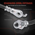 A-premium Front Driver Brake Hydraulic Hose Compatible With Select Toyota And Lexus Models Prius 2010-2015 Plug-in 2012-2015