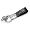 Jeep Grand Wagoneer Genuine Black Leather Strap Loop Key Chain Keychain Official Licensed