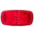5 Pack Red Double Bullseye Led Marker Lights Waterproof Clearance Side Trailer For Truck Rv Bus Camper Universal Surface Mount