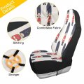 Yettasbin Cartoon Army Soldiers Front Seat Cover Non-slip Stain Water Resistant Breathable Car Protector Universal Fits Suv