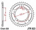 Jtr823 39 39t Steel Rear Sprocket Black C49 High Carbon Heat Treated And Hand Finished 