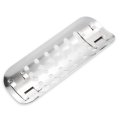 1 Set Universal Motorcycle Exhaust Heat Shield Pipe Guard Muffler Protector Silver Tone