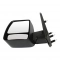 Ocpty Driver Side View Mirror Compatible With 2012-2013 For Nissan Nv 1500 2500 3500 Black Textured Manual Folding Abs