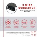 Spieg Passenger Side Mirror Replacement For Smart Fortwo 2008-2015 Power Heated Primed Ptm Cover 5pin Right