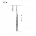 Uxcell Metric Machine Tap M1 4 Thread 0 3 Pitch High Speed Steel Screw Taps Micro Threading Tapping Tool 10pcs