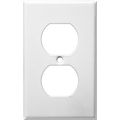 Morris 83212 Painted Steel Wall Plate 1 Gang White 