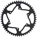 208s-48 Black 48 Tooth 520 Pitch Steel Rear Sprocket Carbon Alloy With Hardened Teeth And Satin Finish 