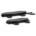 Niche Front Brake Rotor Pad Kit Semi Metallic For Suzuki Quadrunner Quadmaster 500 59300-08810 59100-39841 59211-09f10