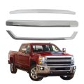 3 X Front Upper Bumper Grille Molding Kit Replacement For 84602489 Silverado 1500 2016 2017 2018 