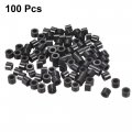 Uxcell Nylon Round Spacer Washer 4 2mm Id 7mm Od 5mm Height For M4 Screws Black 100pcs