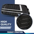 Front Fog Light Cover Bumper Grille Bezel Chrome For Audi S4 A4 B9 S-line 2016 2018 Not Fit Standard Version 8w0807681f