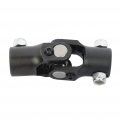Ocpty Black Single Steering Shaft Universal Joints U-joint 9 16 -26 Spline X 3 4 Dd