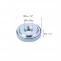 Uxcell Round Knurled Thumb Nuts Conector Lock Adjusting M10 Female Threaded Thin Type Blue Zinc Plating Pack Of 5