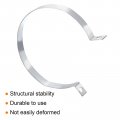 Uxcell 10pcs Split Ring Hanger Pipe Strap Fit 4-5 16 110mm Metal Clamps Ceiling Mount Bracket Support For Tube