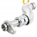 Turbocharger Oil Return Line Tca15463 For 2007 2016 Mini Machined Finish