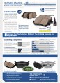 Callahan Cpk11136 Front Rear Performance Grade Quiet Low Dust 8 Ceramic Brake Pads Dual Layer Rubber Shims Hardware