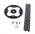 Fits Honda Trx250r 250r 520-96 L O Ring Chain And Stainless Steel Sprocket Black 12 38