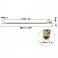 Flexible Stainless Steel 31cm 12 Tire Valve Connect Pipe Air Chuck Inflator Compressor Pump Extension Hose For Car Motorbike