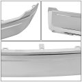 Factory Style Front Hood Lower Bumper Strongable Grille Moulding Chrome Compatible With Ford Edge 11-14
