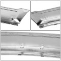Factory Style Front Hood Lower Bumper Strongable Grille Moulding Chrome Compatible With Ford Edge 11-14