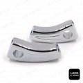 Chrome Handlebar Risers For 1 In Handlebars Boulevard Intruder Volusia V Star Vmax Billet Aluminum Pair