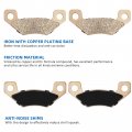 Sintered Brake Pads For Club Car Xrt 950 1500 1550 Carryall 294 295 102714001 Heavy Duty Replacement