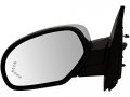 Left Driver Side Power Mirror Chrome With Heated Glass Turn Signal Memory And Puddle Light For 2007-2013 Chevy Tahoe 