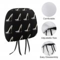 Donnapink Spiky Woman Shoes High Heel Crystals 2pcs Custom Auto Seat Headrest Cover Universal Car Soft Elastic Protector For
