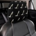 Donnapink Spiky Woman Shoes High Heel Crystals 2pcs Custom Auto Seat Headrest Cover Universal Car Soft Elastic Protector For