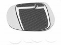 Fits 10-19 Lx Gx460 08-15 Lx570 Land Cruiser Right Passenger Convex Heated Mirror Glass Lens W Adhesive