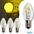 Hqrp 4-pack 15w 120v Light Bulbs Compatible With Better Homes And Gardens Wax Warmers