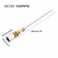 Uxcell Long Axis N20 Gear Notor Miniature Dc Motor 12v 1000rpm Round Shaft Low Speed High Torque 3mm X 100mm