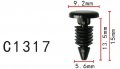 Autobahn88 Weatherstrip Clip Compatible With Chrysler Oem Pack Of 20