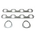 Aluminum Exhaust Manifold Header Gasket Set Compatible With 68-79 Cadillac Big Block Bbc Engines