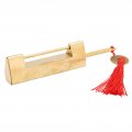 B Antique Padlock Spacing 5 9cm Exquisite Rust Proof Chinese Old Style Fish Horizontal For Jewelryoxes Brush Colour B Family