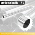 X Autohaux Straight 2 5 Od 30 Length Diy Custom Mandrel Exhaust Pipe Inch Tube T304 Stainless Steel Universal Fit