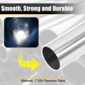 X Autohaux Straight 2 5 Od 30 Length Diy Custom Mandrel Exhaust Pipe Inch Tube T304 Stainless Steel Universal Fit