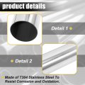 X Autohaux Straight 2 5 Od 30 Length Diy Custom Mandrel Exhaust Pipe Inch Tube T304 Stainless Steel Universal Fit