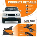 Front Bumper Brackets Pair For 1995 1997 Toyota Tacoma Dlx Sr5 Bl5139 Replacement To1067115 To1066115 52011ad010 52012ad010