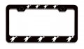Vultures Logo Black Metal License Plate Frame Tag Holder I99 