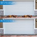 Uxcell 20 Feet Garage Door Seal Bottom Weather With 5 16 T Ends Rubber Stripping For Weatherproofing Buffering Replacement