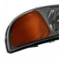 Hecasa Headlight Assembly Compatible With 1999-2007 Gmc Sierra 2500 3500 2000-2007yukon Xl Halogen Drl Headlamps Left Right