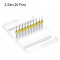 Uxcell Pcb Drill Bits 1 2mm Tungsten Carbide Rotary Tool Jewelry Cnc Engraving Print Circuit Board Micro 8 Inch Shank 2 Set 20