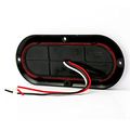 12 Pack Of Long Haul Red 6 Oval Surface Mount Stop Tail Turn Led W Black Bezel