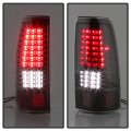 2003-2006 Chevy Silverado 1500 2500 3500 Black Full Led Tail Lights Brake Lamps Pair Set Left Right
