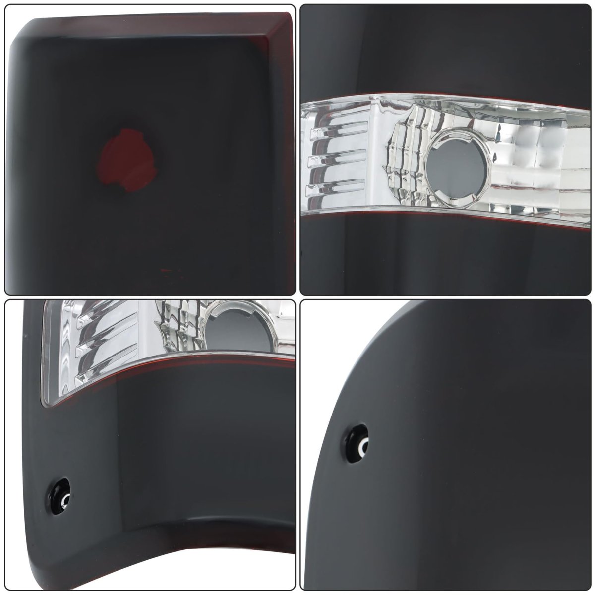 Tail Lights Replacement For Ranger 2001-2011 Halogen Brake Lamp Pair Driver And Passenger Side Smoked Lens 6l5z-13405-aa